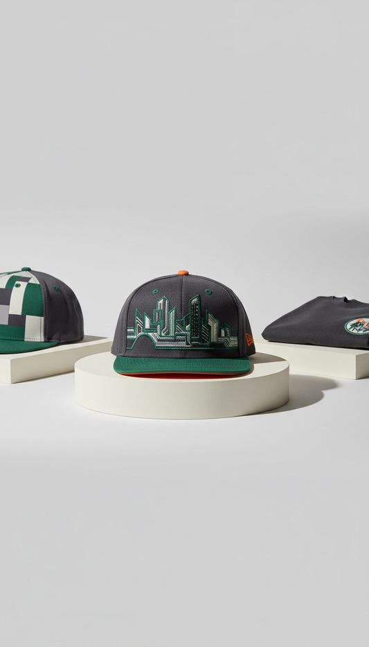 Metro Green Artist Collaboration Snapback Hat