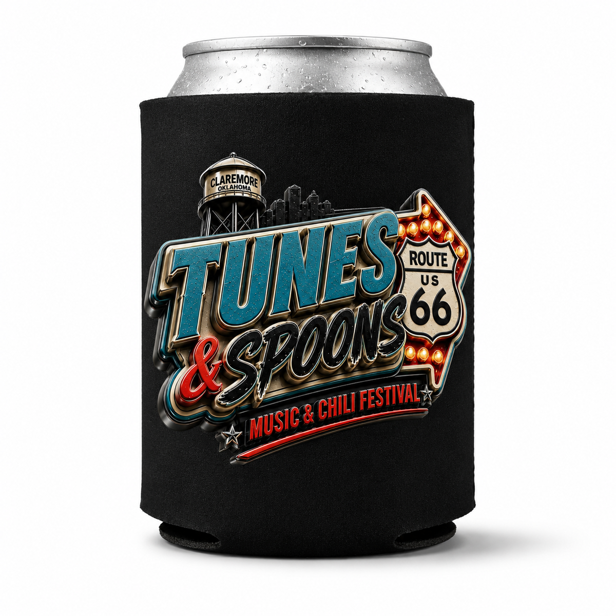 Tunes & Spoons Koozie